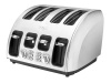 T-fal TF5600002 Avante Icon Cooking Core 1800-Watt Full Brushed Stainless Steel 4-Slice High Speed Toaster, Silver