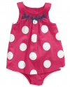 First Impressions Infant Girls Pink Polka Dotted Sunsuit, 18 Months
