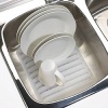 Umbra In-Sink Dish Drying Rack, Translucent White