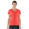 Women's UA Tech™ Short Sleeve V-Neck Tops by Under Armour Extra Small Fire