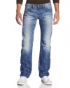 Diesel Men's Safado Regular Slim Straight Leg Jean 0816P, Denim, 33x32
