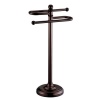 Gatco 1545BZ Countertop S-Style Towel Holder, Oil Rubbed Bronze