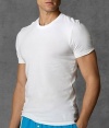 Polo Ralph Lauren Slim Fit Cotton Crew Neck T-Shirt 2-Pack, S, White