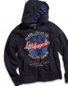 GUESS Kids Little Boy Active Jacket with Front Art, NAVY (4)