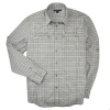 John Varvatos Star USA Men's Plaid Shirt with Zip Pockets, L, Flagstone
