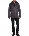 Kenneth Cole Men's Military Jacket With Zip Out Vest