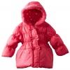 Pink Platinum Baby-Girls12-24M Pink Tonal Heart Print Puffer Winter Jacket/Coat