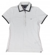 Tommy Hilfiger Women's Short-Sleeve 5-Button Mesh Polo Shirt