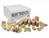 Wooden Train Track Deluxe Set: 56 Assorted Premium Pieces By Right Track Toys - 100% Compatible with All Major Brands including Thomas Wooden Railway System - All Tracks and No Fillers