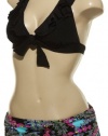 KENNETH COLE REACTION Banded Ruffle Halter & Swimskirt Set [RS2SL87/RS2Q392]