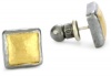 GURHAN Amulet Silver with High Karat Gold Accents Square Earrings
