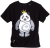LRG - Kids Boys 2-7 Little King Of Style Panda Tee, Black, 5