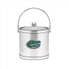 NCAA Florida Gators Brushed Chrome Mylar Ice Bucket with Acrylic Cover, 3-Quart