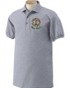 Personalized custom embroidered National Guard emblem polo shirt