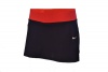 Nike Women's Knit Running Skort with Built in Shorts-Black/Red