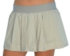 Nike Women's Dri-Fit Ruffled Tennis Skirt with Built in Shorts-Gray/White