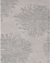Area Rug 8x8 Round Contemporary Gray Color - Surya Bombay Rug from RugPal
