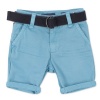 Timberland Kids (age 2-8) Belted Chino Shorts Blue AGE: 6