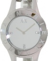 Armani Exchange Women's AX4143 Silver Stainless-Steel Quartz Watch with Silver Dial