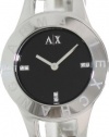 Armani Exchange Women's AX4144 Two-Tone Stainless-Steel Quartz Watch with Black Dial