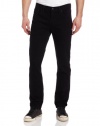 Levi's Men's 511 Slim Fit Jean With Shank Button, Black Stretch, 33x34