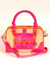 Vieta Dakota Color Block Tote Satchel Handbag Purse, Colors Available