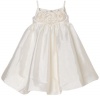 Us Angels Girls 2-6x Bubble Dress With Floral Bodice, Ivory, 5