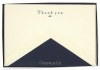 Crane & Co. Navy Hand Engraved Thank You Cards (CT3116)