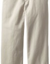 Nautica Sportswear Kids Boys 8-20 Flat Front Twill Pant, Cement, 10