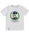 LRG Society Panda T-Shirt (Sizes 8 - 18) - white, 10 - 12