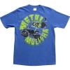 Metal Mulisha Trick Youth Boys Short-Sleeve Fashion T-Shirt/Tee - Blue / Large