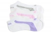 Puma Girl's 3-Pair Low Cut White Assorted Socks Sz. 7-8.5; Fits 9-1.5