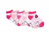 Hello Kitty Sports Girl's Socks (Pack of 5), Pink/White, Small/2T-3T