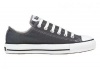 Converse Chuck Taylor All Star Low Top Charcoal Canvas Shoes with Extra Pair of White Laces