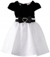 So La Vita Baby-Girls Infant Overlay Dress On Hanger, Black, 18 Months