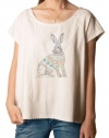 Vietsbay Women's Rabbit in Sweater Printed T-shirt