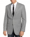 Alfani Red Label Gray Herringbone Sport Coat 38S Suit-Separate Slim Fit