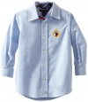 Tommy Hilfiger Boys 2-7 Long Sleeves Cooper Shirt, Oxford Blue, 04 Regular