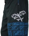 Hawaiian Board Short Ulua Fish Blue