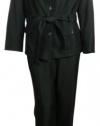 TAHARI Belted Utility Jacket & Pant Suit
