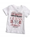 GUESS Kids Boys baby boy short-sleeve graphic tee (12-24m), WHITE (24M)