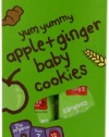 Ella's Kitchen Apple and Ginger Baby Cookies, 3.8 ounce (Pack of 5)