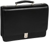McKleinUSA LEXINGTON 83544 Black Flapover Double Compartment Briefcase