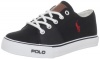 Polo by Ralph Lauren Cantor Fashion Sneaker (Toddler/Little Kid/Big Kid),Black,4 M US Big Kid