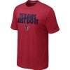 Nike Houston Texans Just Do It T-Shirt (Red)