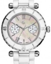 GUESS Women's GC DIVER CHIC White Ceramic Timepiece