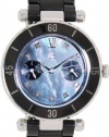GUESS Women's Gc DIVER CHIC Diamond Dial Black Ceramic Timepiece