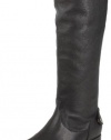 FRYE Women's Melissa Back Zip Knee-High Boot,Black Antique Soft Full Grain,8 M US