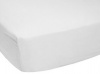 Luvable Friends Fitted Portable Crib Sheet, White