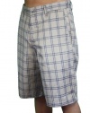 Volcom Men's Frickin Plaid Chino Shorts Beige A0911119-NSN